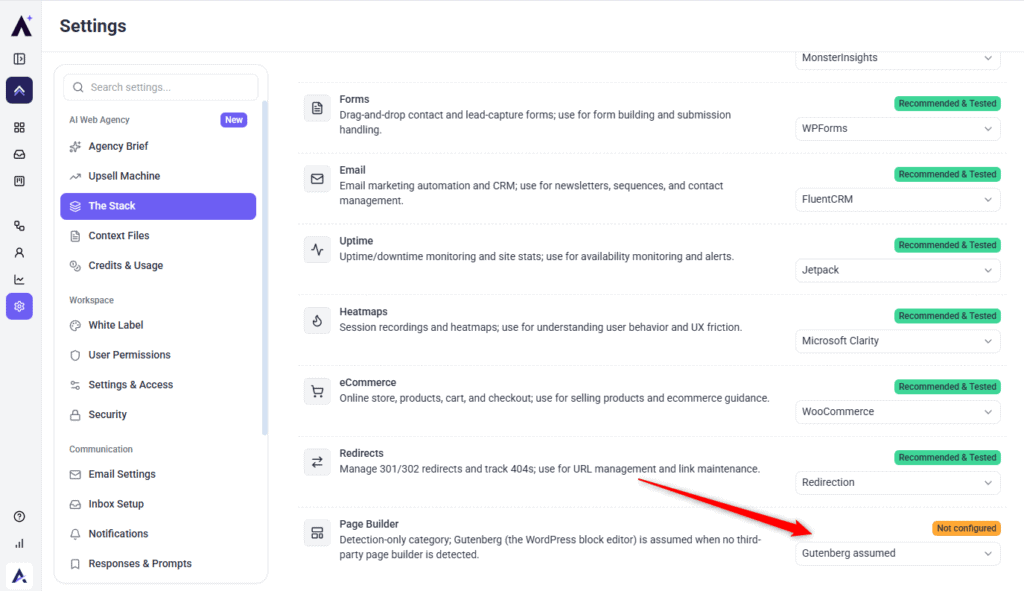 Gutenberg assumed as the editor until something else is detected